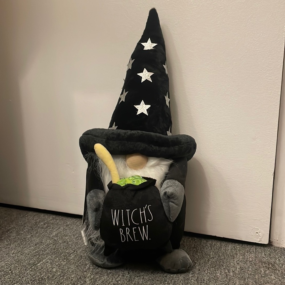 Rae Dunn witches brew plush gnome witch halloween